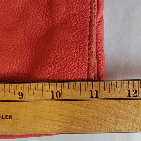 Linea Pelle Collection Crossbody Bag Womens Leather Gold Hardware Adjustable Str - Picture 12 of 13